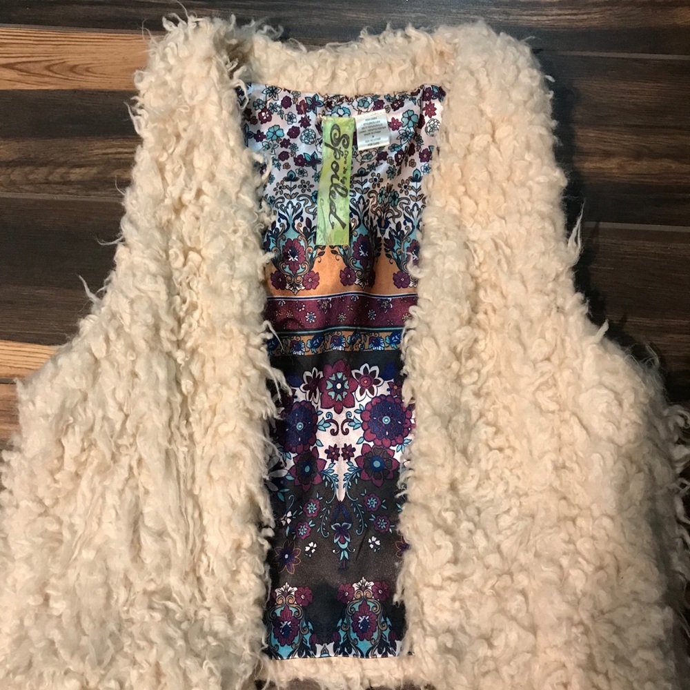 Faux fur vest